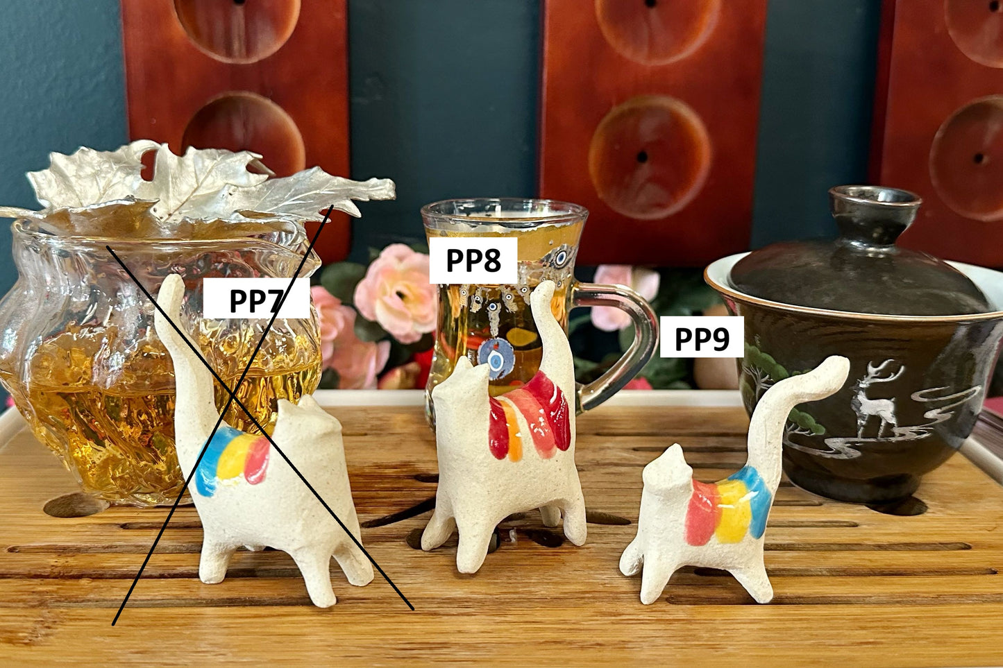 PP8 (lesbian flag cat), PP9 (pan flag cat)