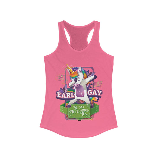 "Unity the Unicorn" Earl Gay Racerback Tank