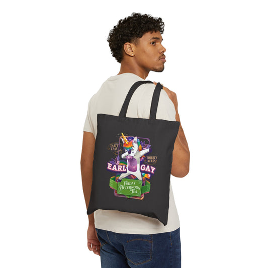 "Unity the Unicorn" Earl Gay Cotton Canvas Tote Bag