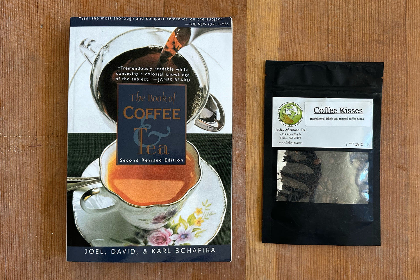 The Book of Coffee & Tea and Coffee Kisses