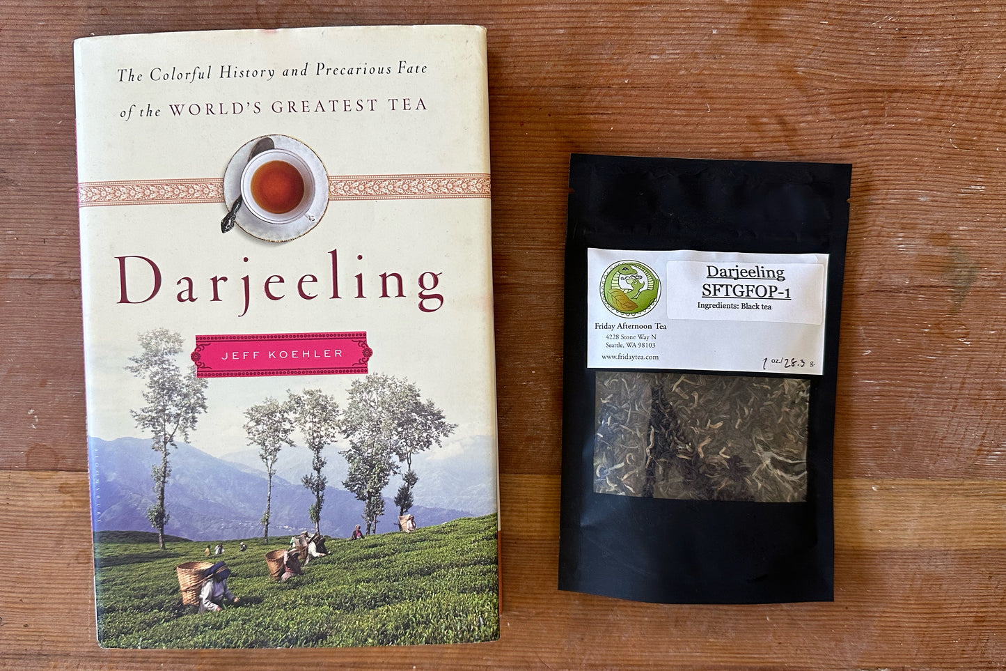 Darjeeling (the book) and Darjeeling (the tea)